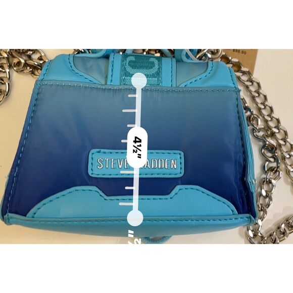 NWT Steve Madden BDORRA Mini Flap crossbody/satchel. - Picture 9 of 12